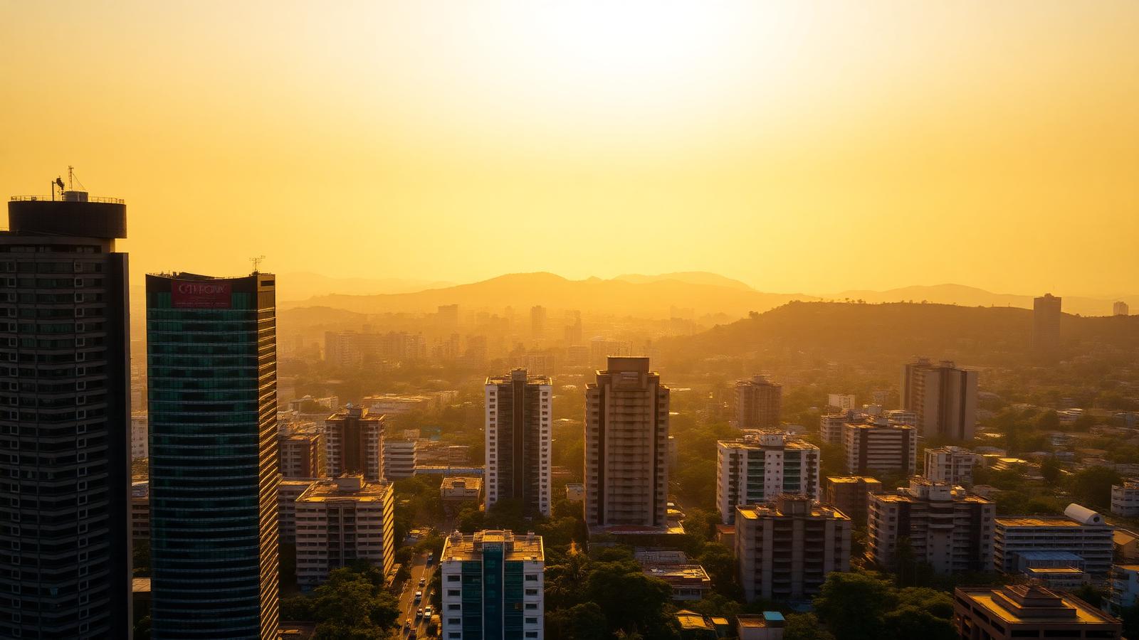 Pune city skyline where global capability centres are setting up offices